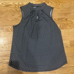 NEW Adrianna Papell Black/White Keyhole stank sz M